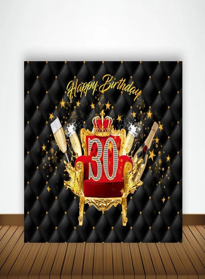 Theme My Party 30th Birthday Backdrop I 30th Birthday Customised Backdrop I Banner for 30th Birthday - Image 5